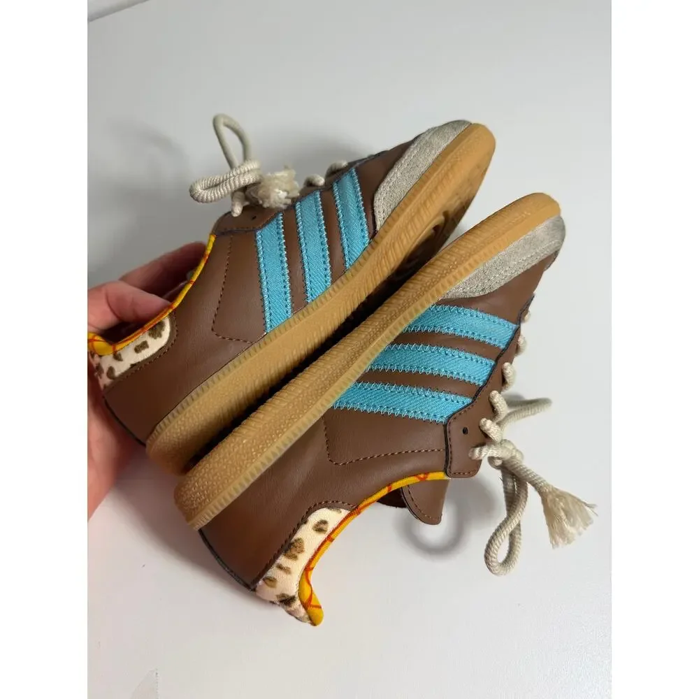 Adidas Toy Story Sambas Sneakers Lace Up Woody Size 1Y